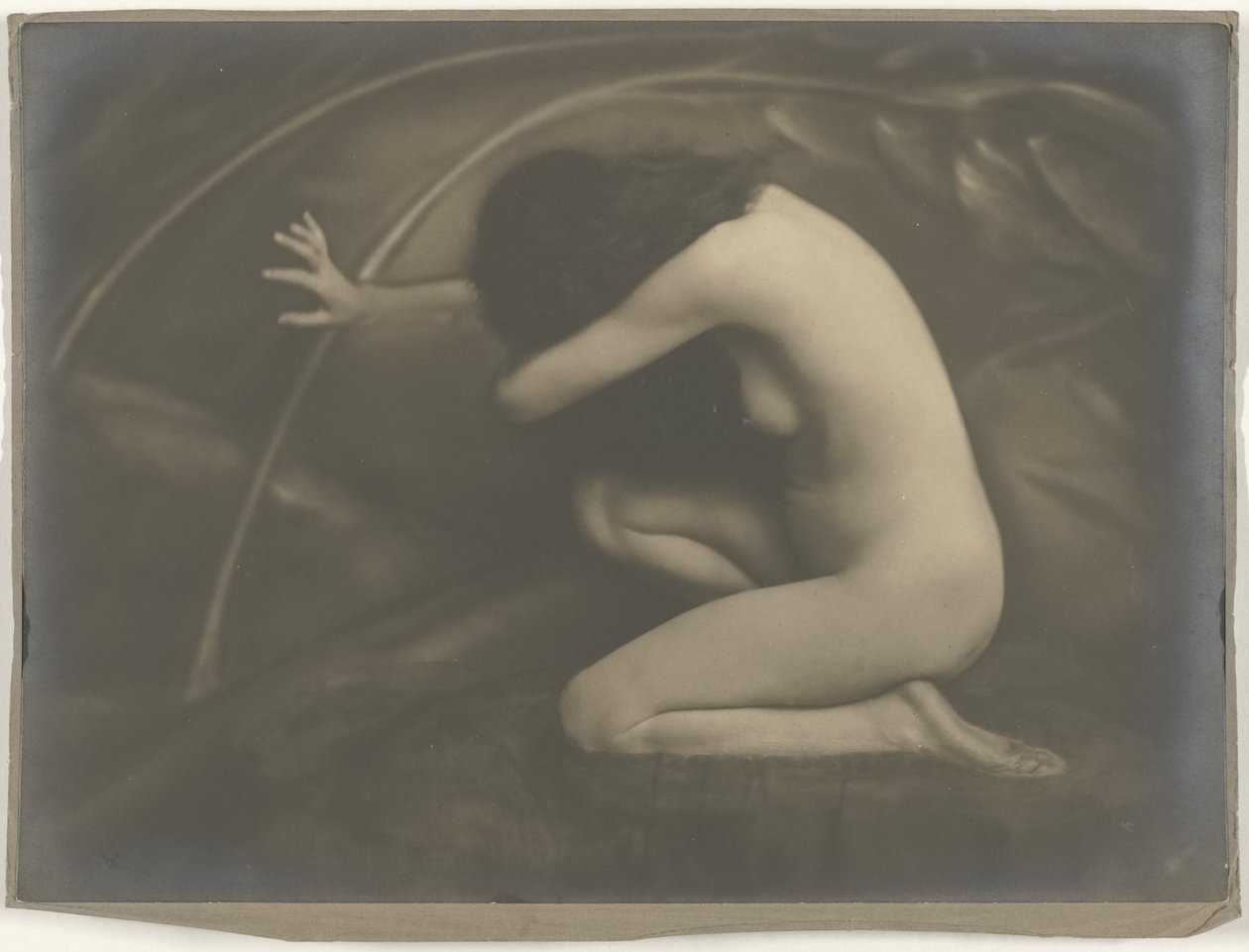 Kneeling Female Nude by Jacob Merkelbach (attributed to)