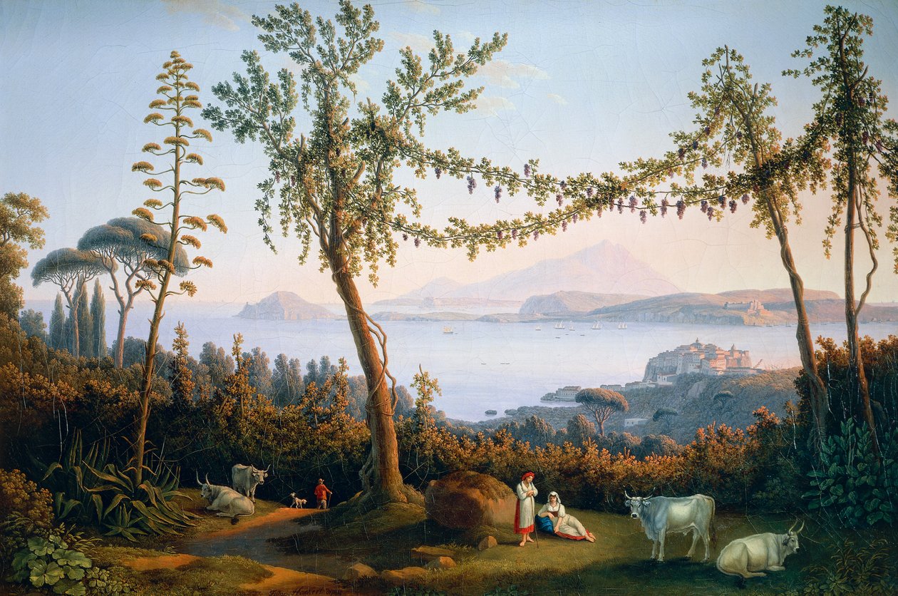 The Gulf of Pozzuoli by Jacob Philippe Hackert