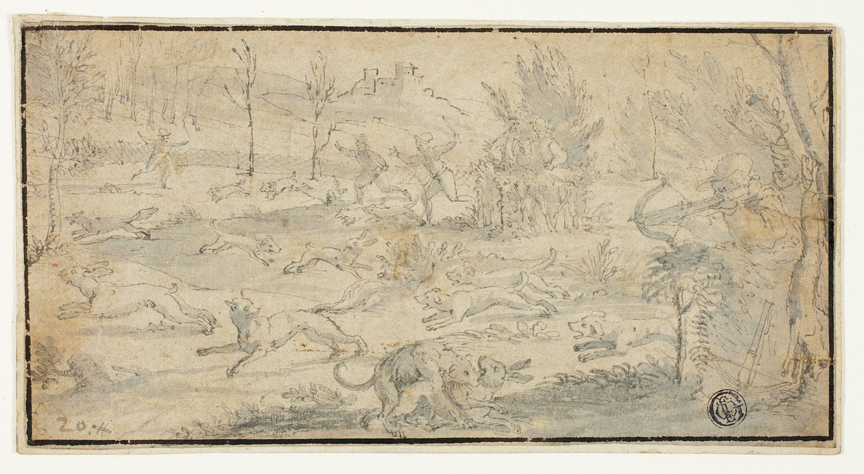 Hunting Scene by Jacob Züberlein