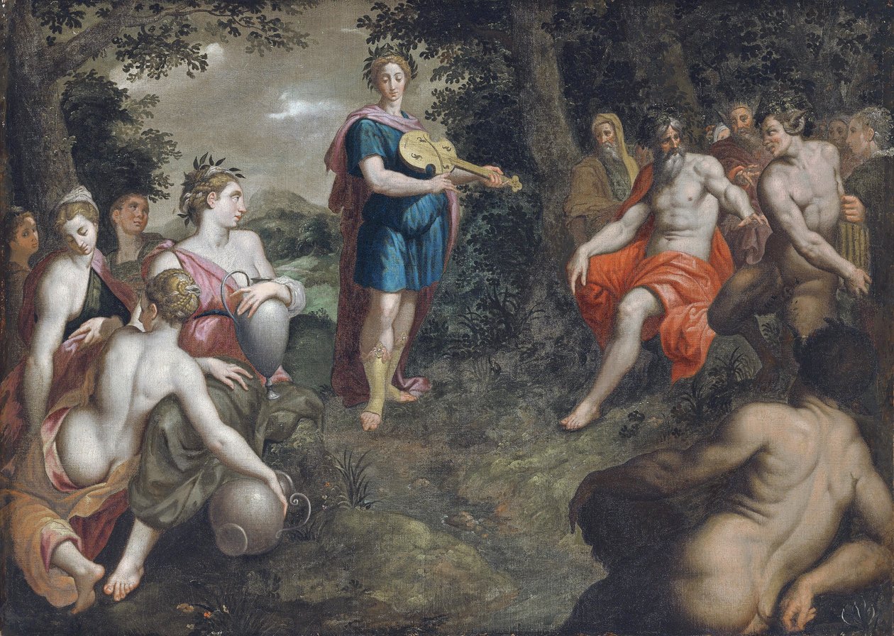 The Contest of Apollo and Pan by Jacob de Backer