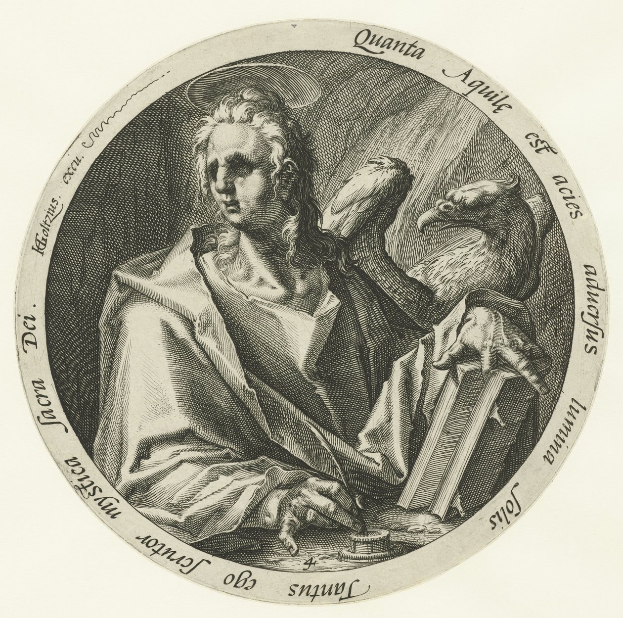 Evangelist John by Jacob de Gheyn (II) (attributed to)