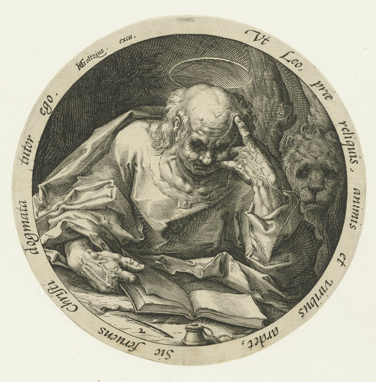 Evangelist Mark (The Four Evangelists) by Jacob de Gheyn (II) (attributed to)