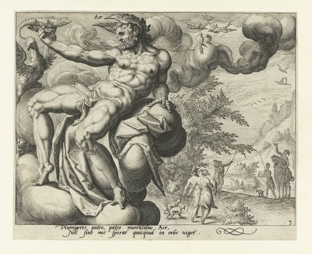 The Element Air by Jacob de Gheyn (II) (attributed to)