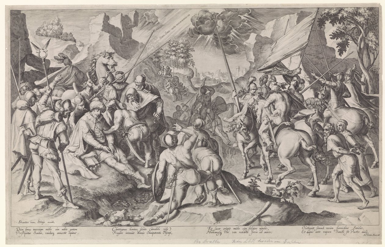 Conversion of Paul by Jacob de Gheyn (II) (attributed to workshop of)