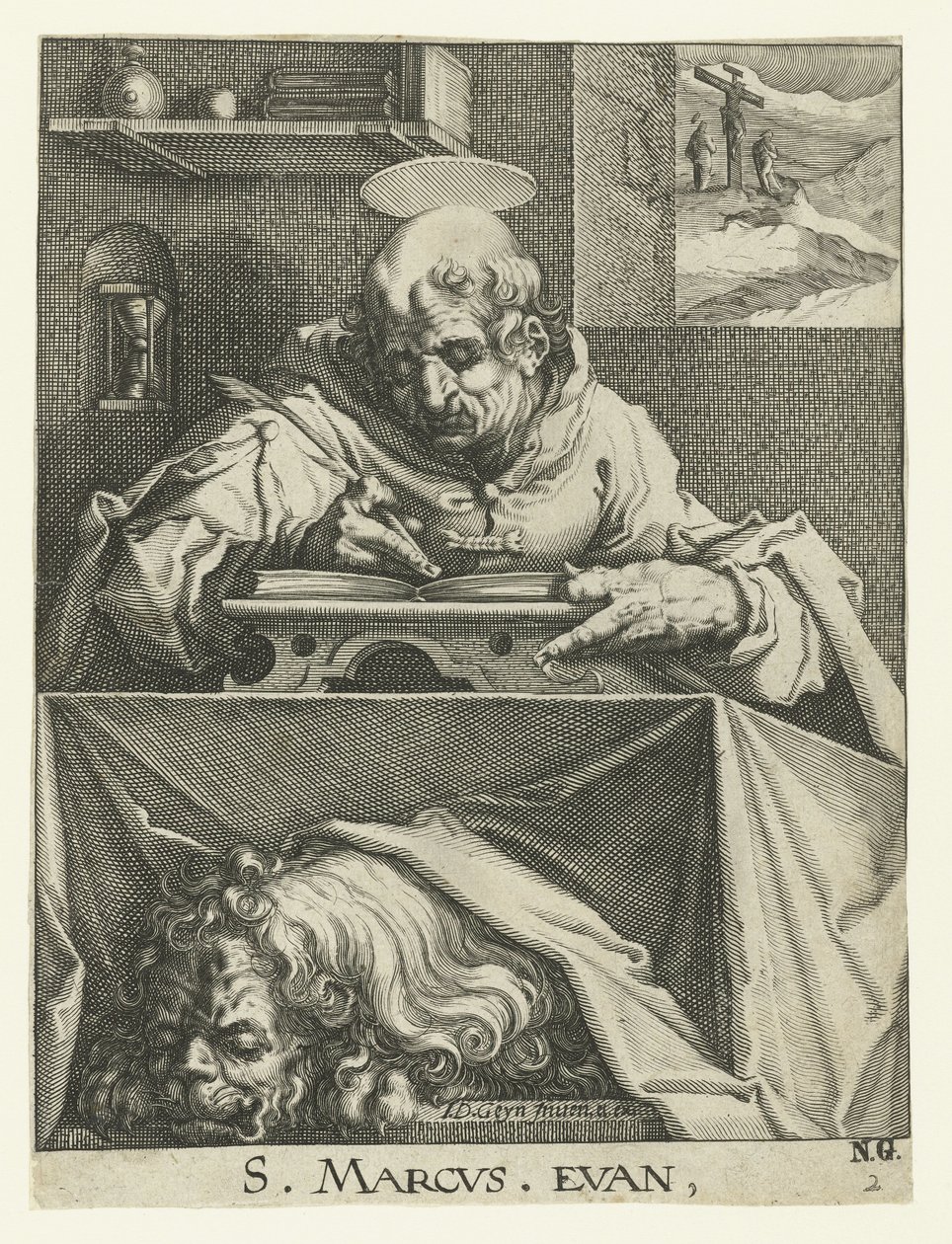 Evangelist Mark (The Four Evangelists) by Jacob de Gheyn (II) (workshop of)