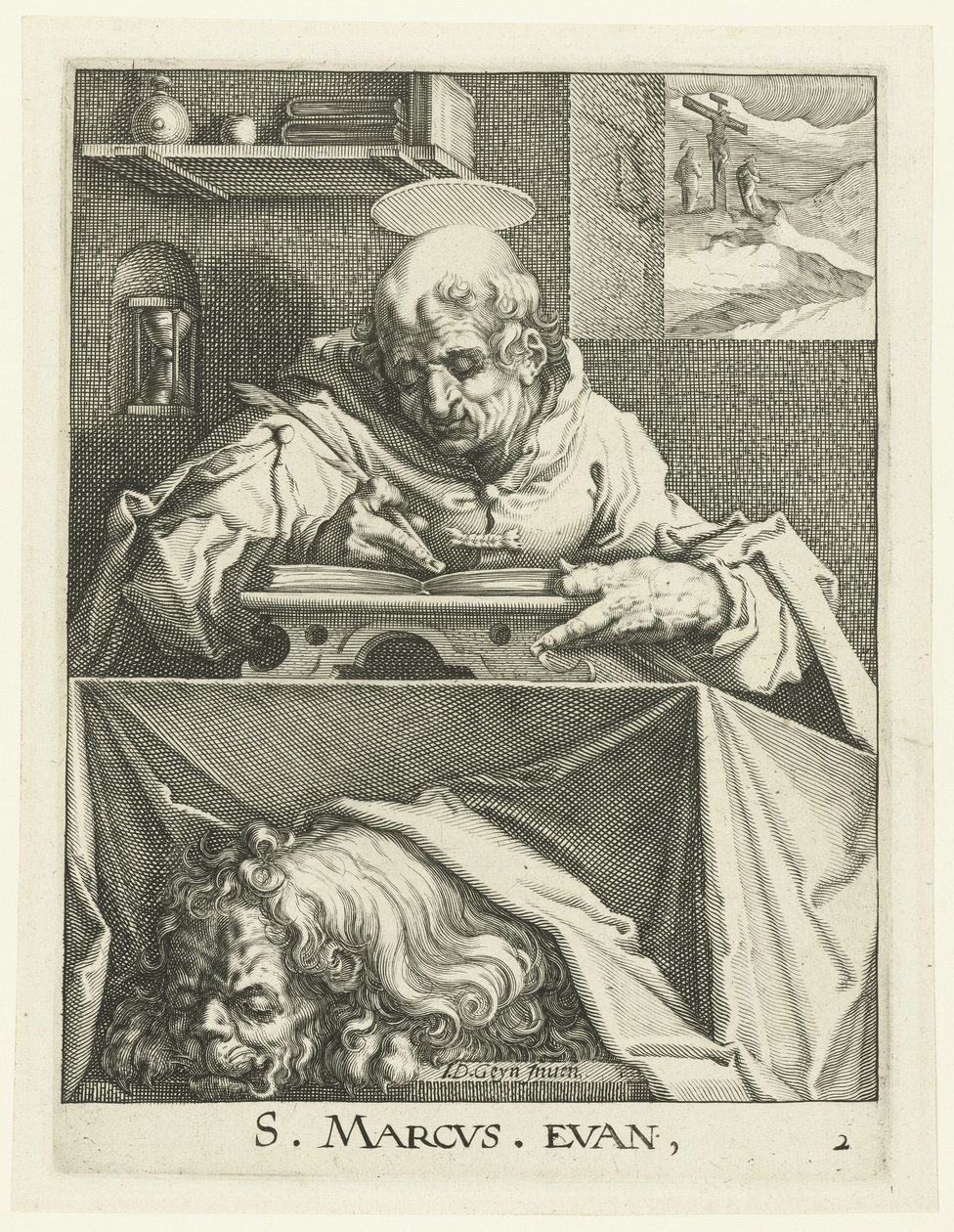 Evangelist Mark by Jacob de Gheyn (II) (workshop of)