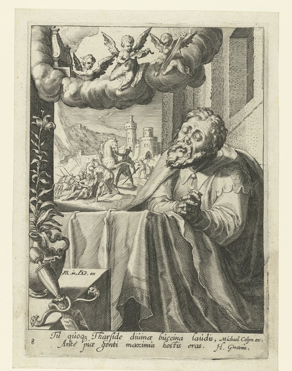 Paul as a Penitent Sinner by Jacob de Gheyn (II) (workshop of)