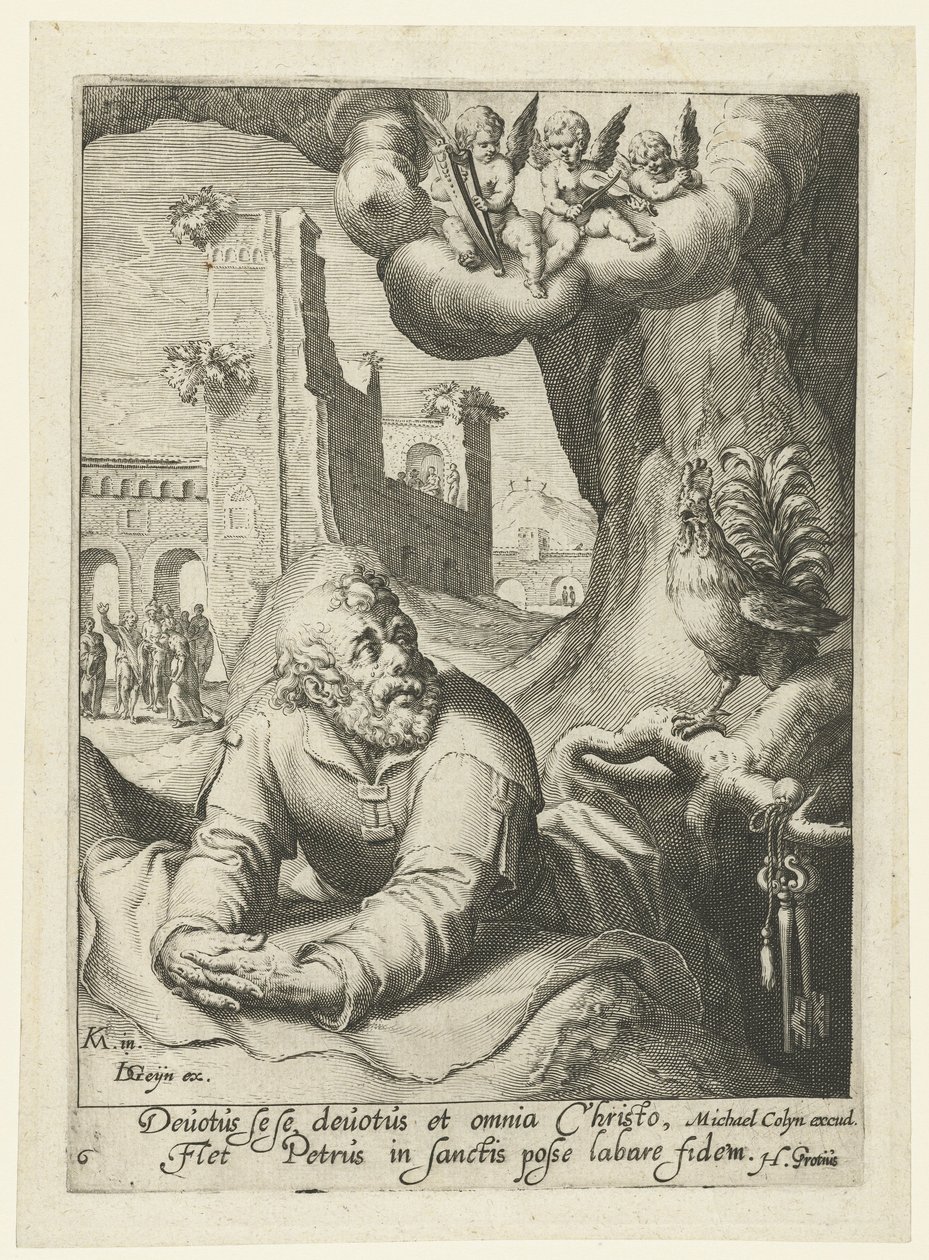 Peter as a Penitent Sinner by Jacob de Gheyn (II) (workshop of)