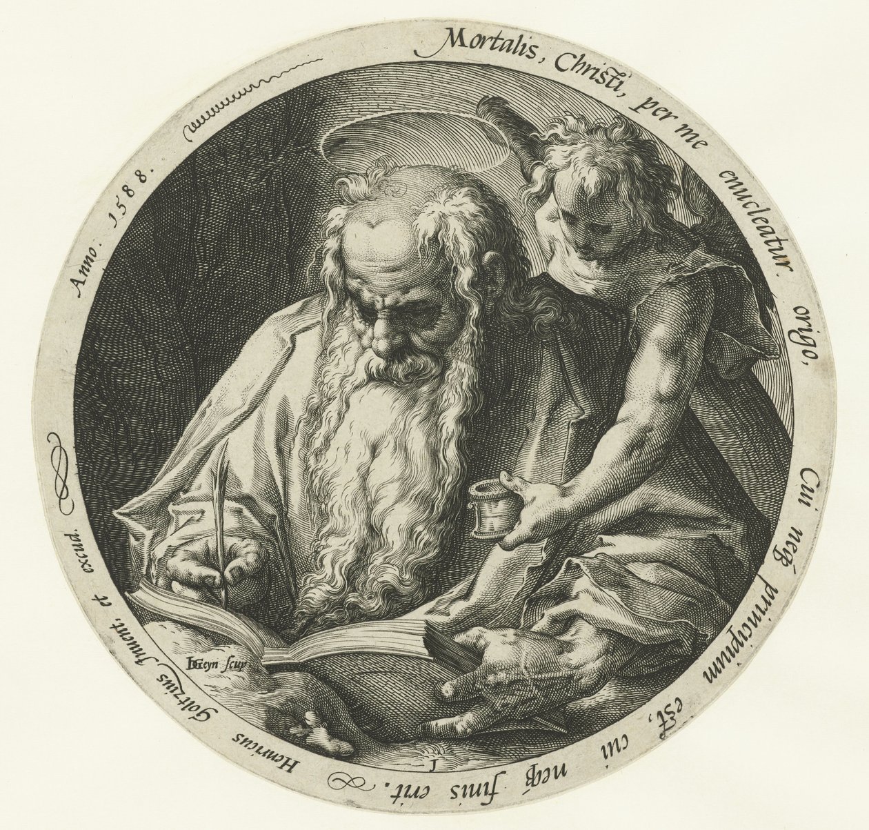 Evangelist Matthew (The Four Evangelists series) by Jacob de Gheyn (II)