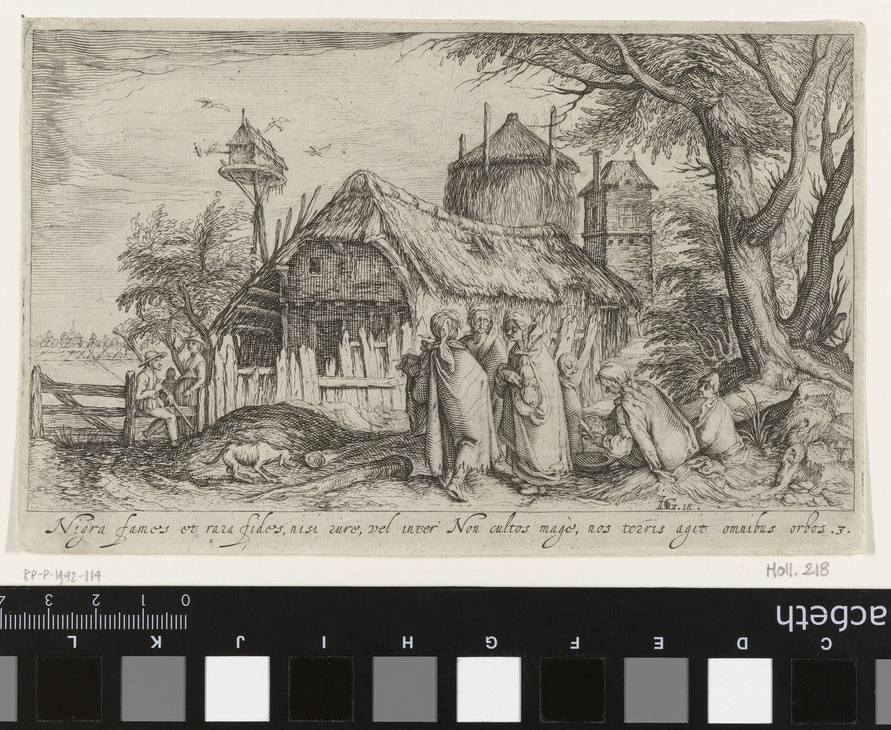 Landscape with Roma at Farm by Jacob de Gheyn (II)