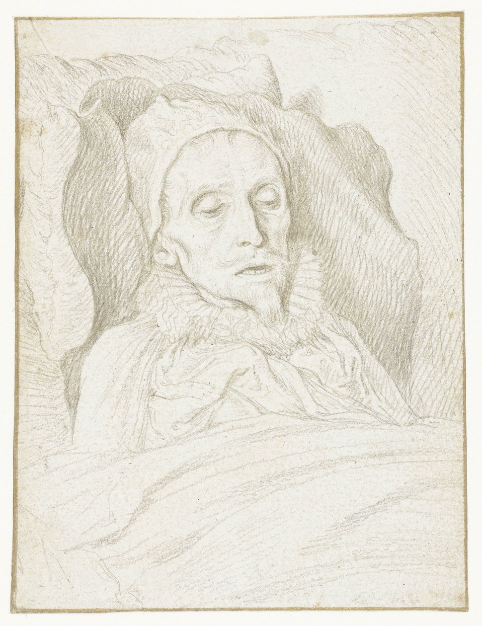 Portrait of Prince Maurice on His Deathbed by Jacob de Gheyn (II)