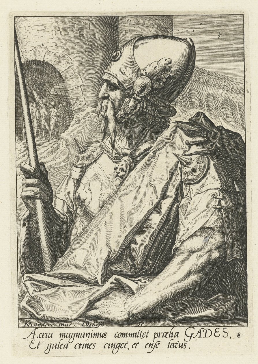 Patriarch Gad (The Patriarchs of Israel) (The Twelve Sons of Jacob) by Jacob de Gheyn (II)