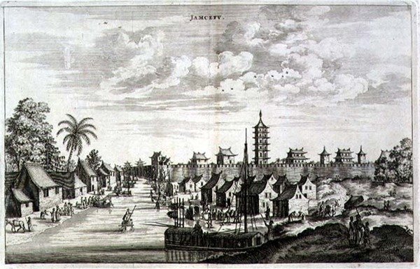Jamcefu, from an Account of a Dutch Embassy to China by Jacob van Meurs