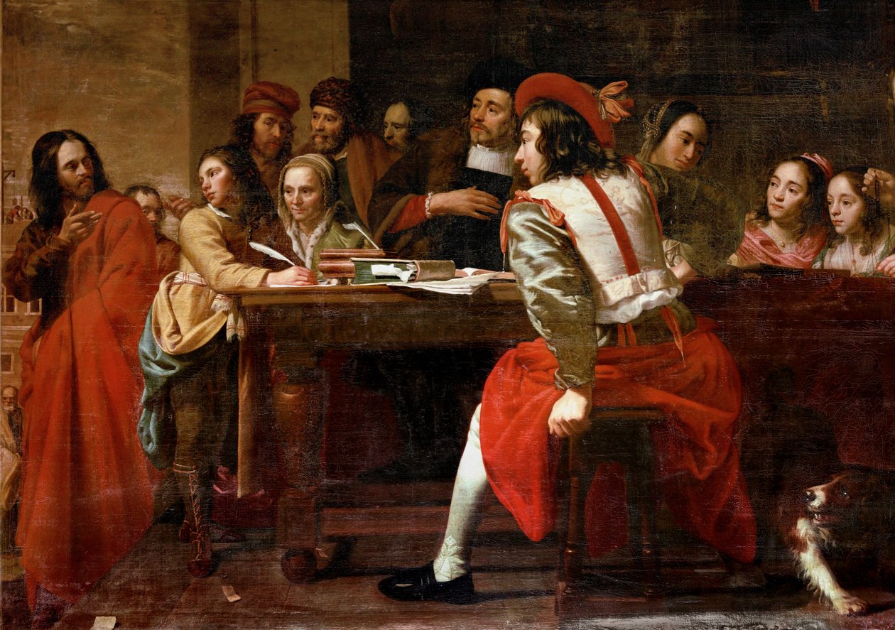 Jesus and the Publican by Jacob van Oost