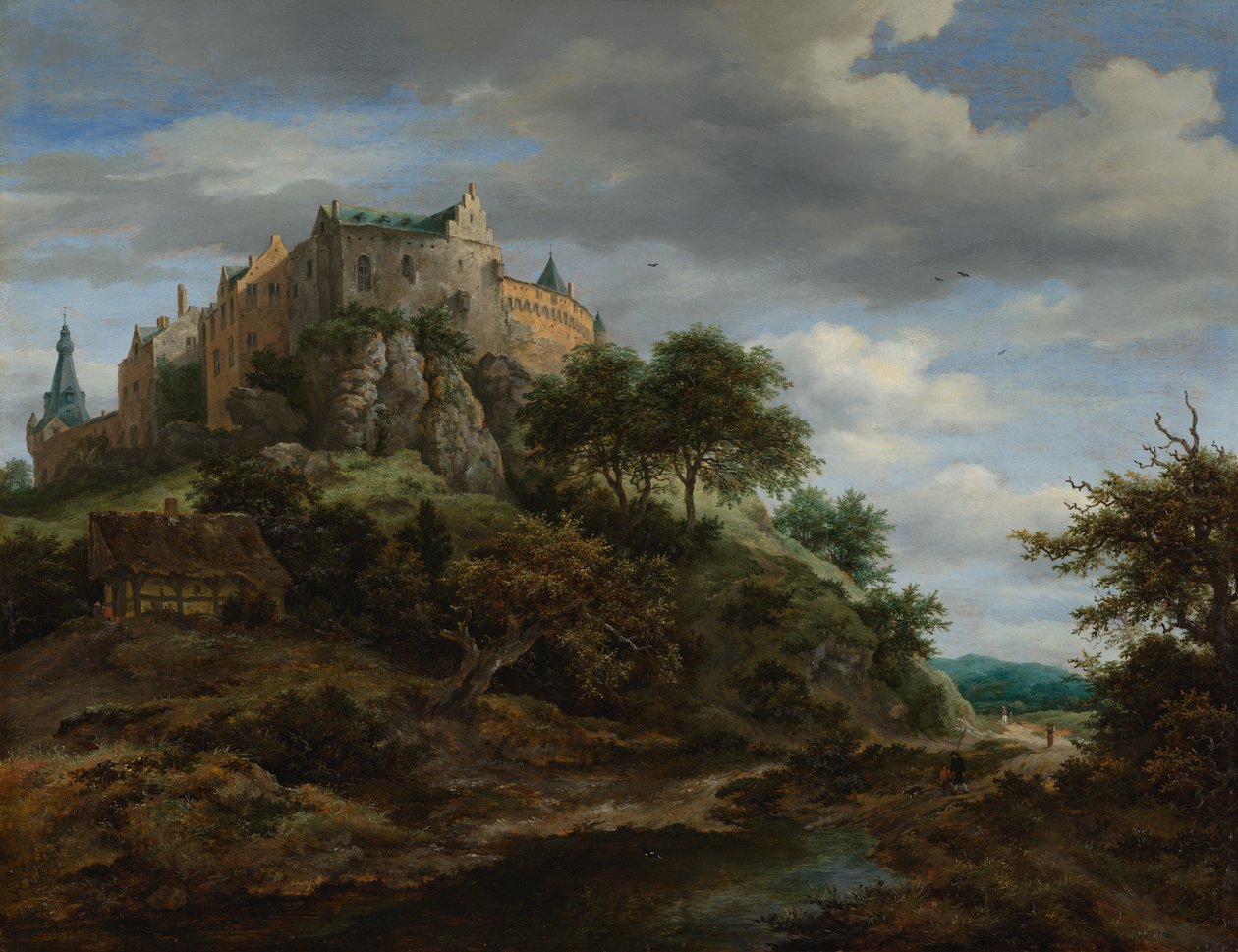 View of Burg Bentheim by Jacob van Ruisdael