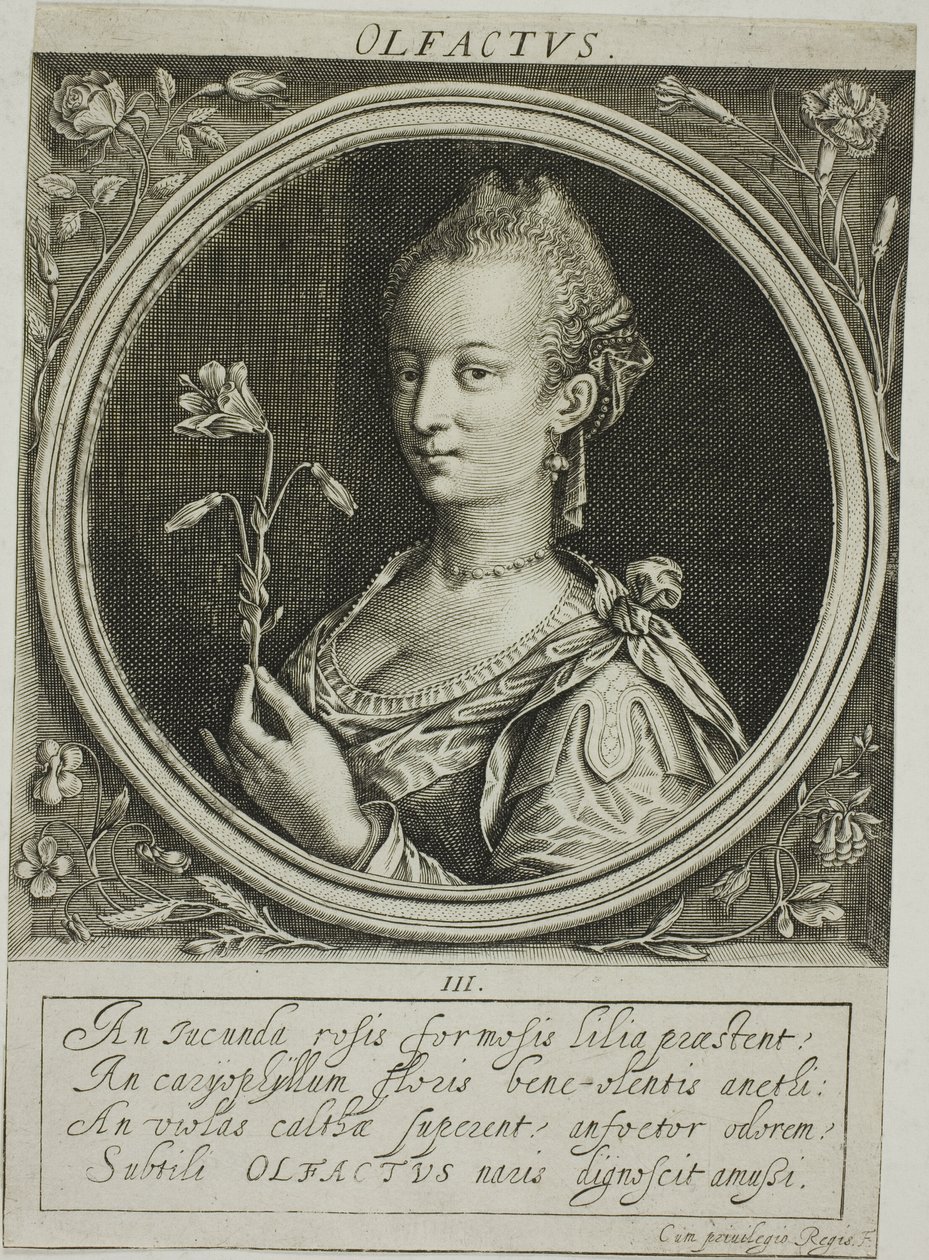 Smell, plate three from The Five Senses by Jacob van der Heyden