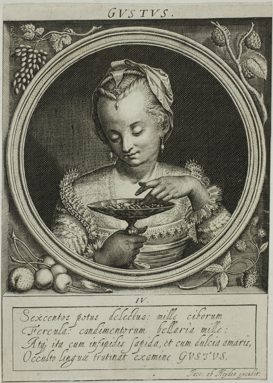 Taste, plate four from The Five Senses by Jacob van der Heyden