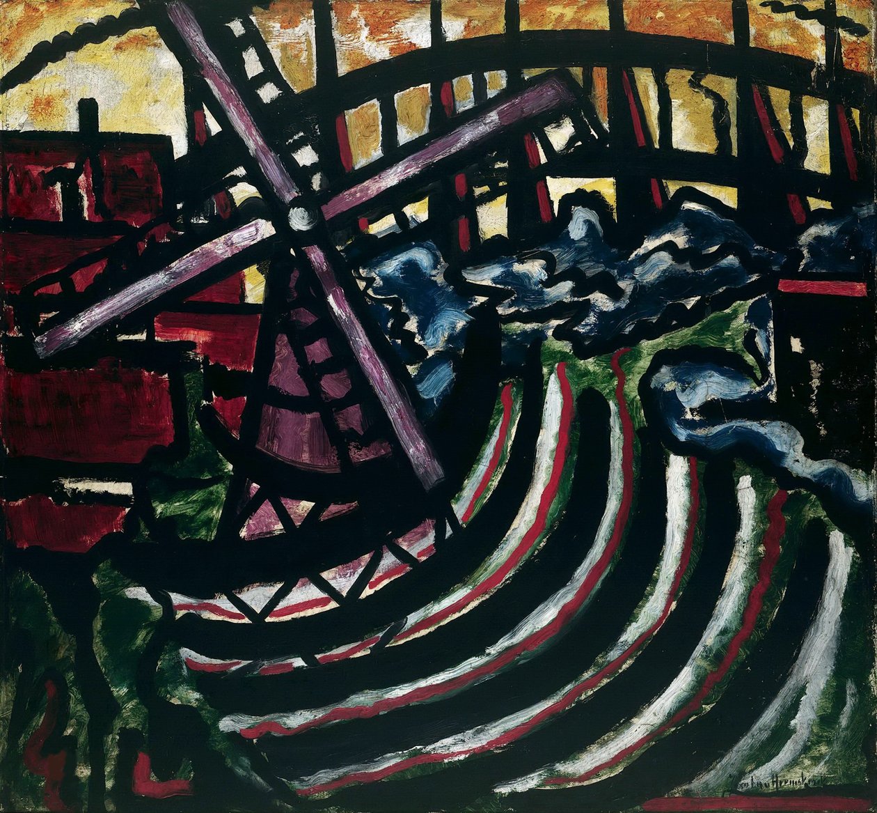 The Dutch Mill by Jacoba Berendina van Heemskerck van Beest