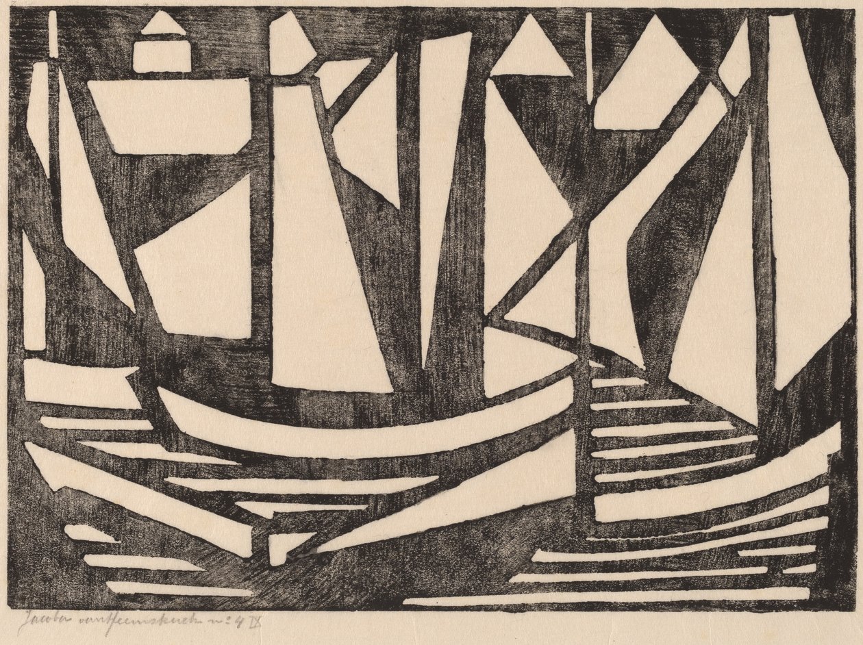 Boats, 1915 by Jacoba van Heemskerck van Beest