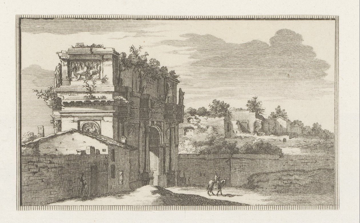 Arch of Constantine in Rome by Jacobus Baptist