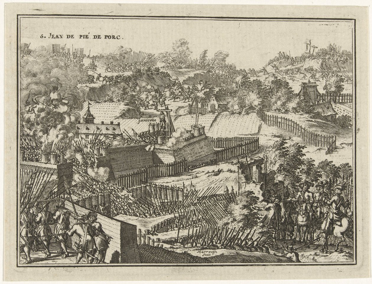 Conquest of S. Jean de Pied de Port by Jacobus Harrewijn
