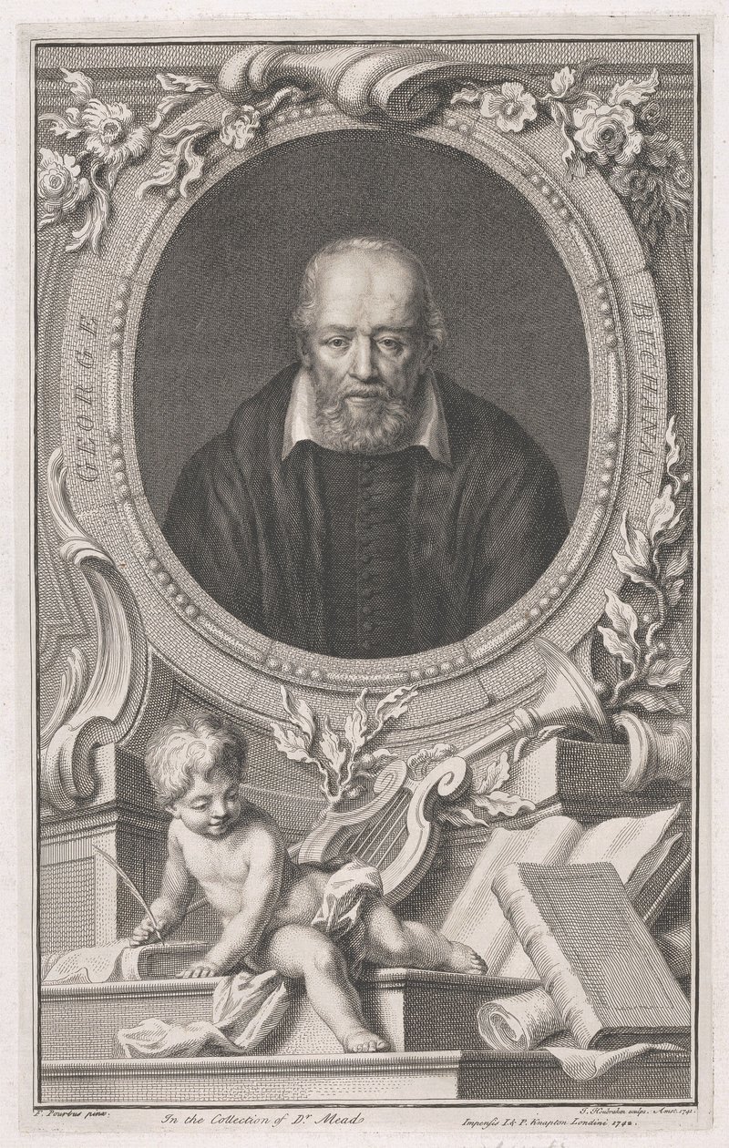 George Buchanan by Jacobus Houbraken