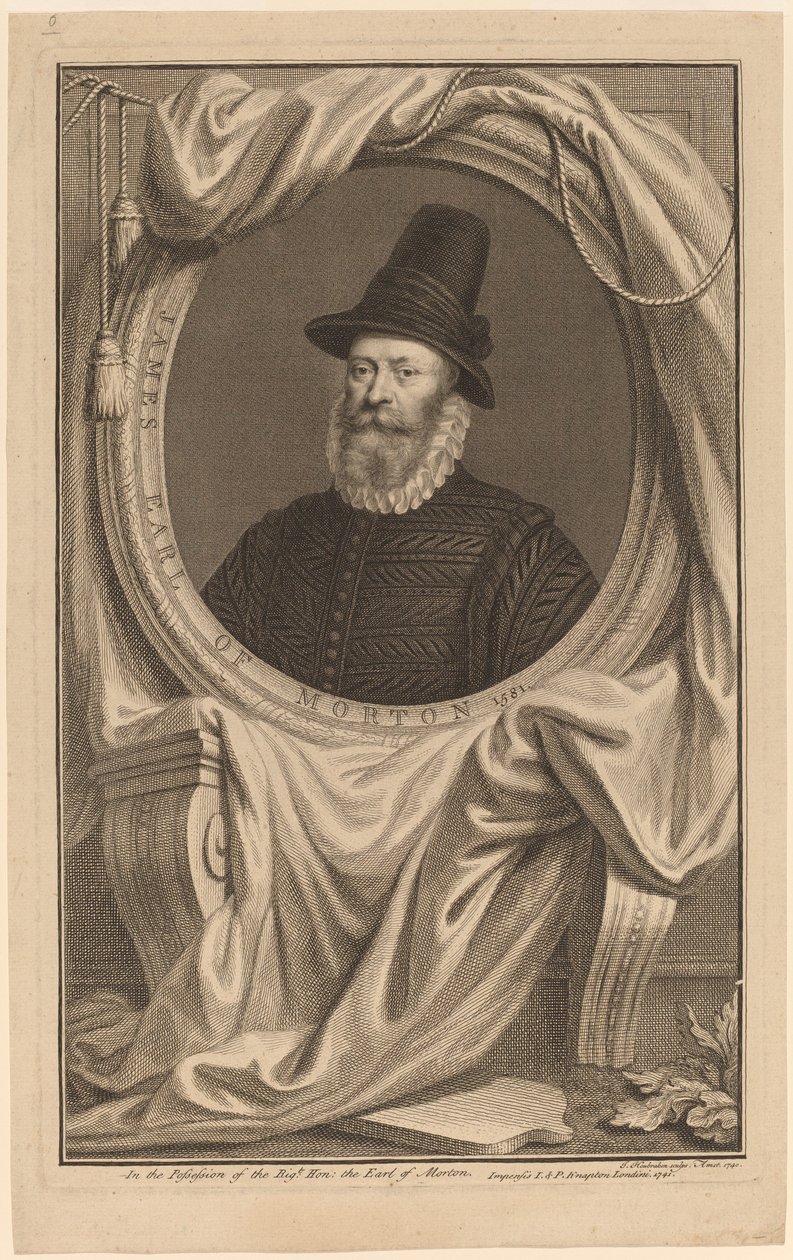 James, Earl of Morton by Jacobus Houbraken