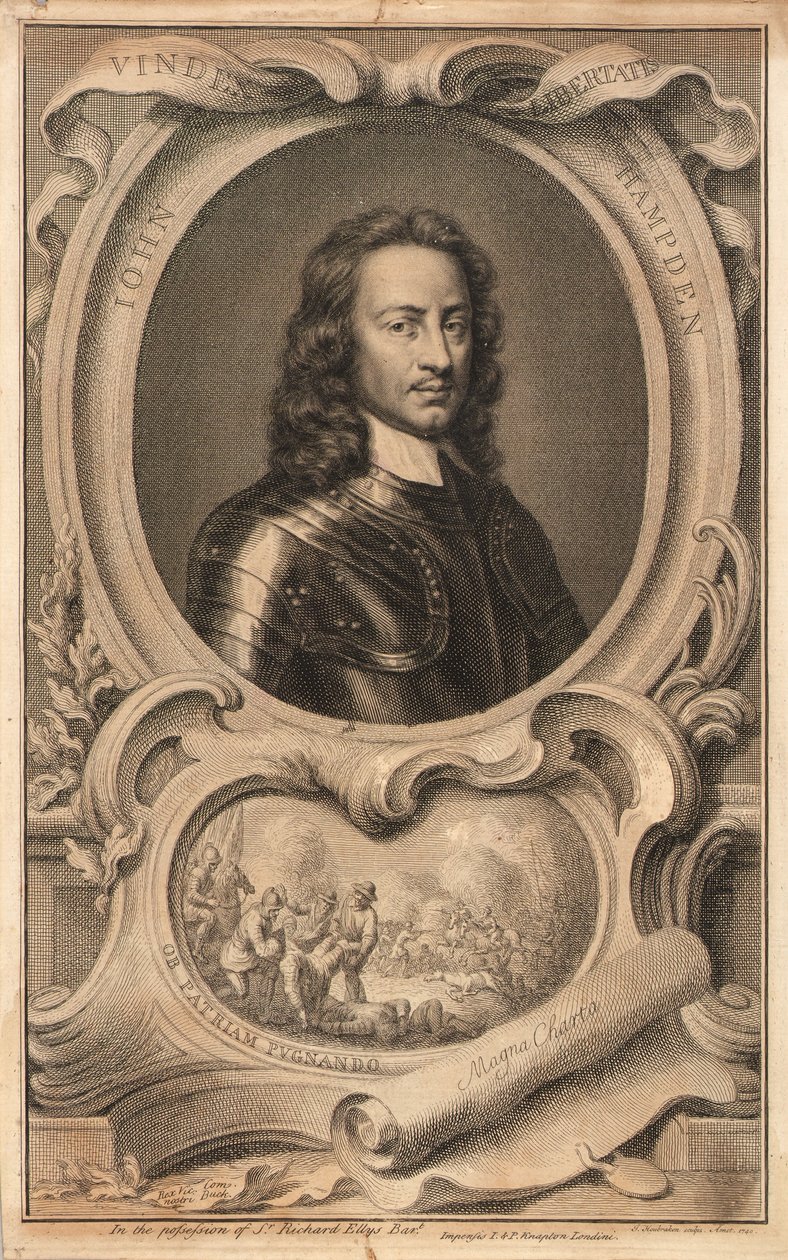 John Hampden by Jacobus Houbraken