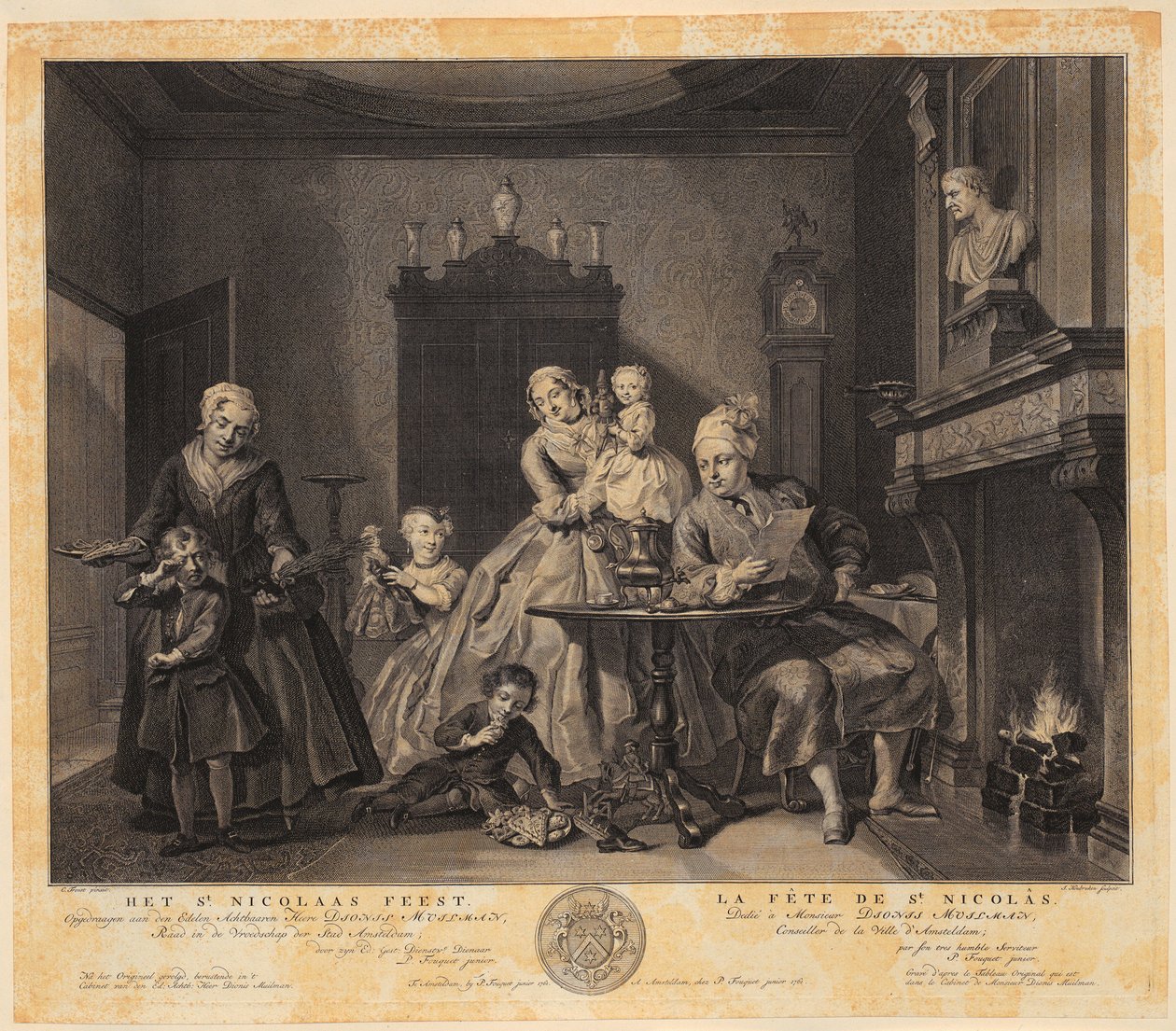 St. Nicholas Festival by Jacobus Houbraken