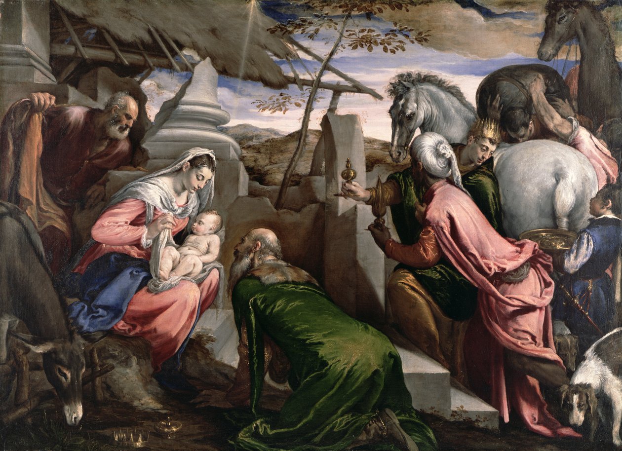 The Adoration of the Magi by Jacopo Bassano