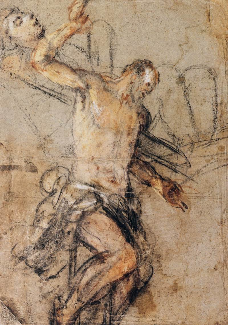 The Good Thief on the Cross by Jacopo Bassano
