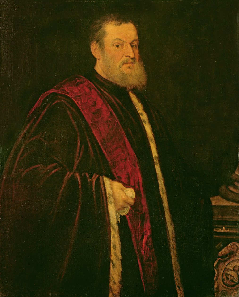 Portrait of Andrea Cappello by Jacopo Robusti Tintoretto