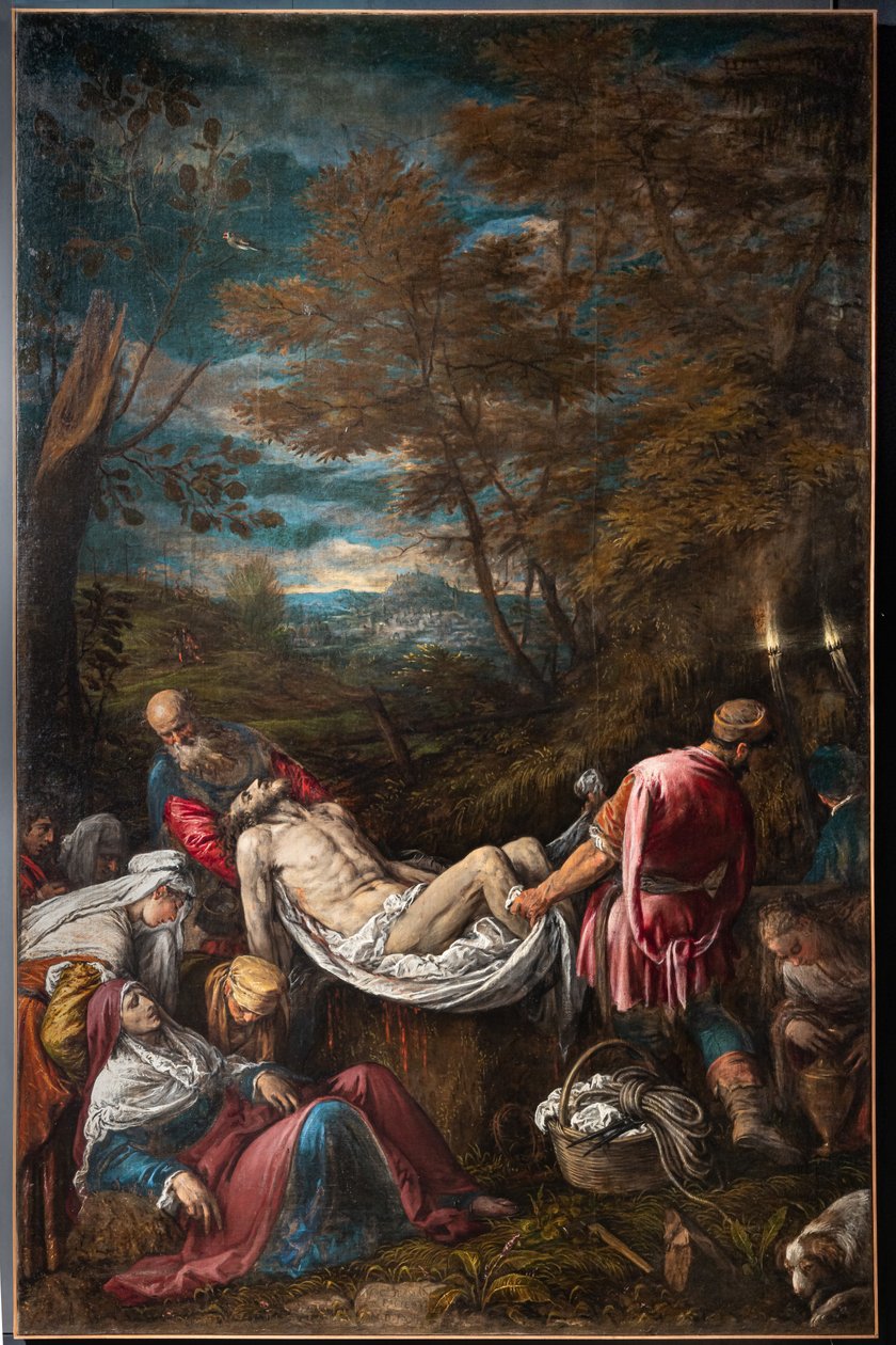 Burial of the Body of Christ by Jacopo (1510 92) Bassano