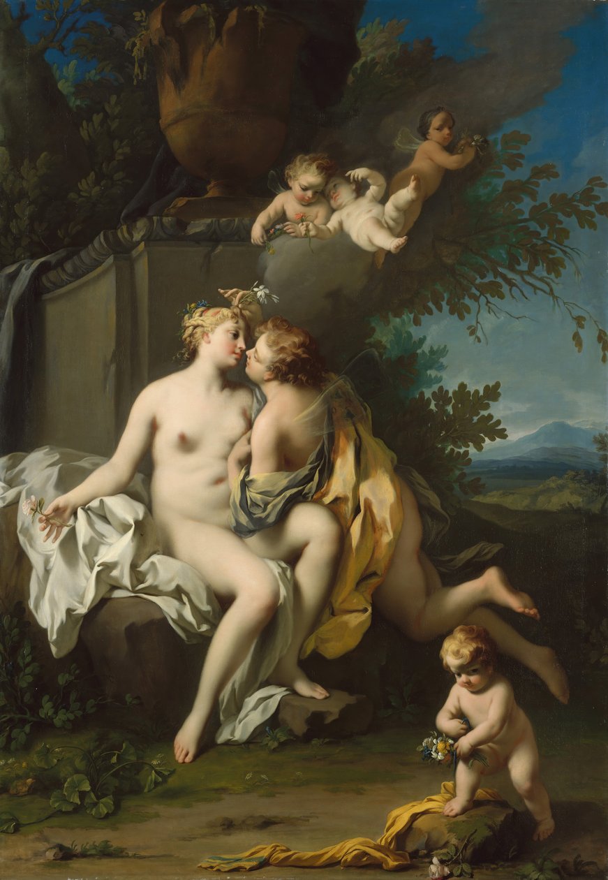 Flora and Zephyr by Jacopo Amigoni