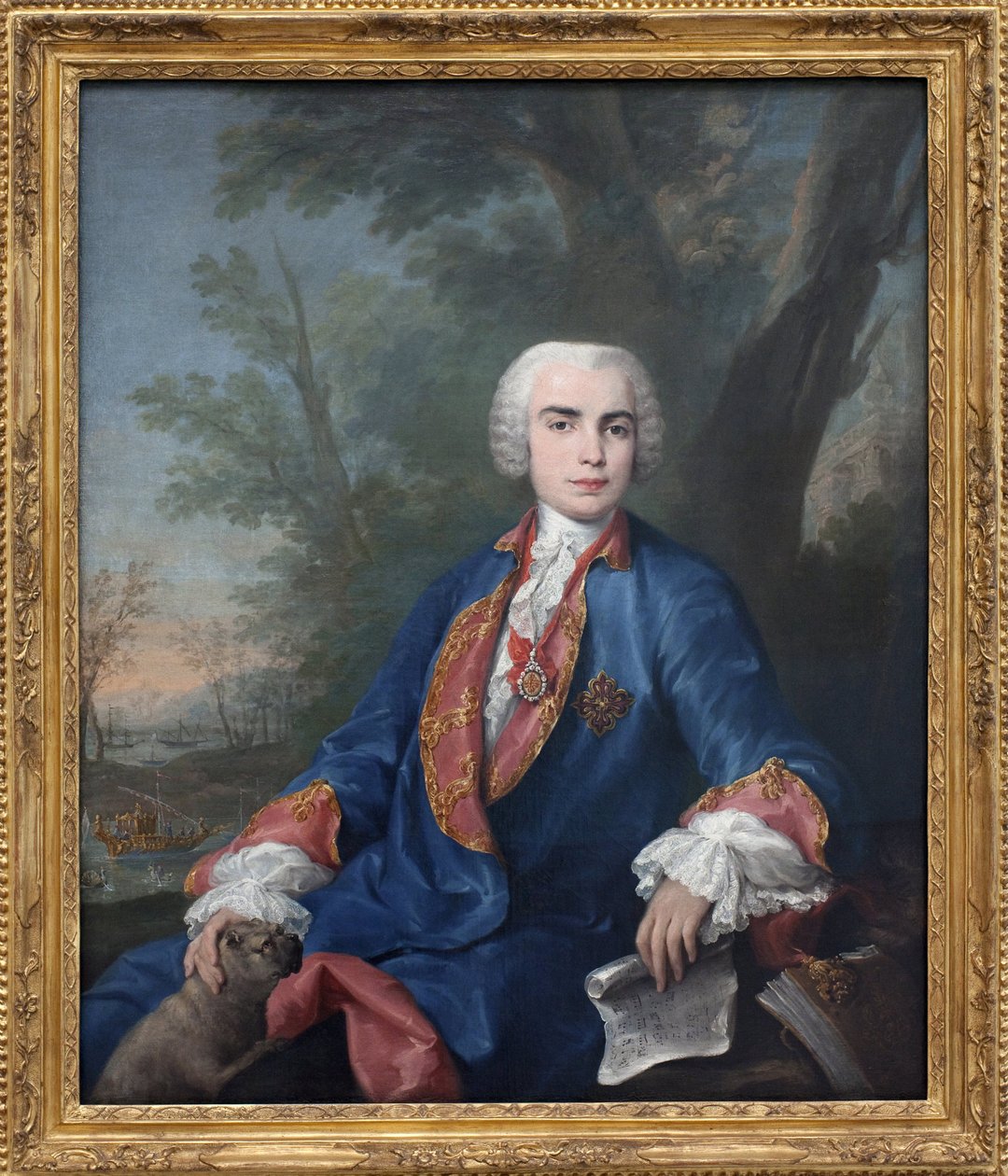 The soprano castrate Carlo Broschi, called Farinelli (1705-1782) by Jacopo Amigoni