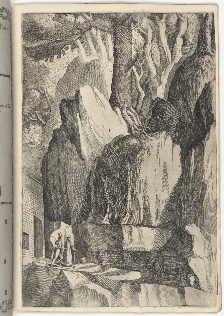 The Site of the Bed and Oratory of Saint Francis (plate R) by Jacopo Ligozzi