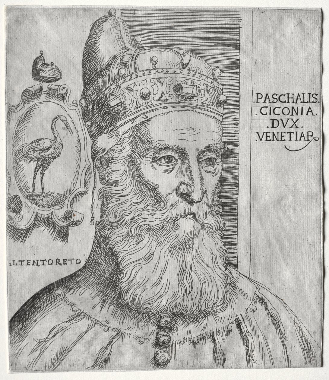 Portrait of Pasquale Cicogna, Doge of Venice by Jacopo Palma il Giovane