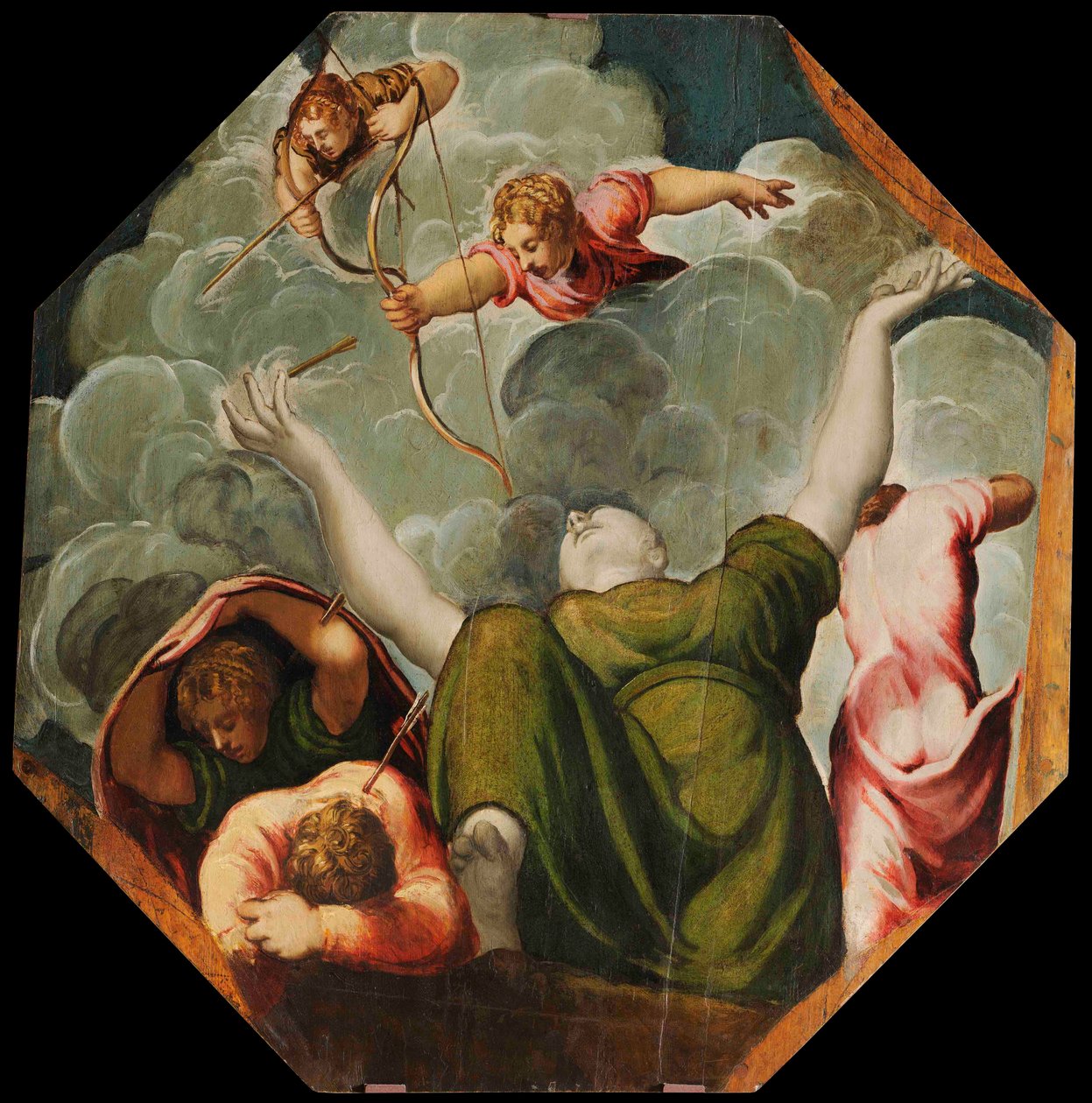 Apollo and Diana Punishing Niobe by Killing her Children by Jacopo Robusti Tintoretto