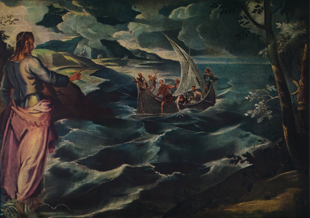 Christ at the Sea of Galilee, c1575-1580 by Jacopo Robusti Tintoretto