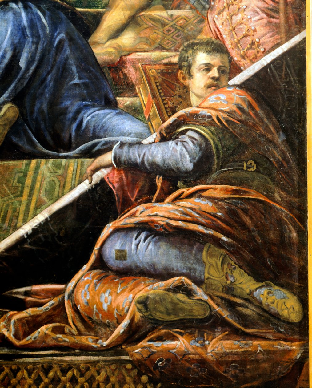 Doge Niccolo da Ponte Receiving Olive Branch from Venice (detail) by Jacopo Robusti Tintoretto