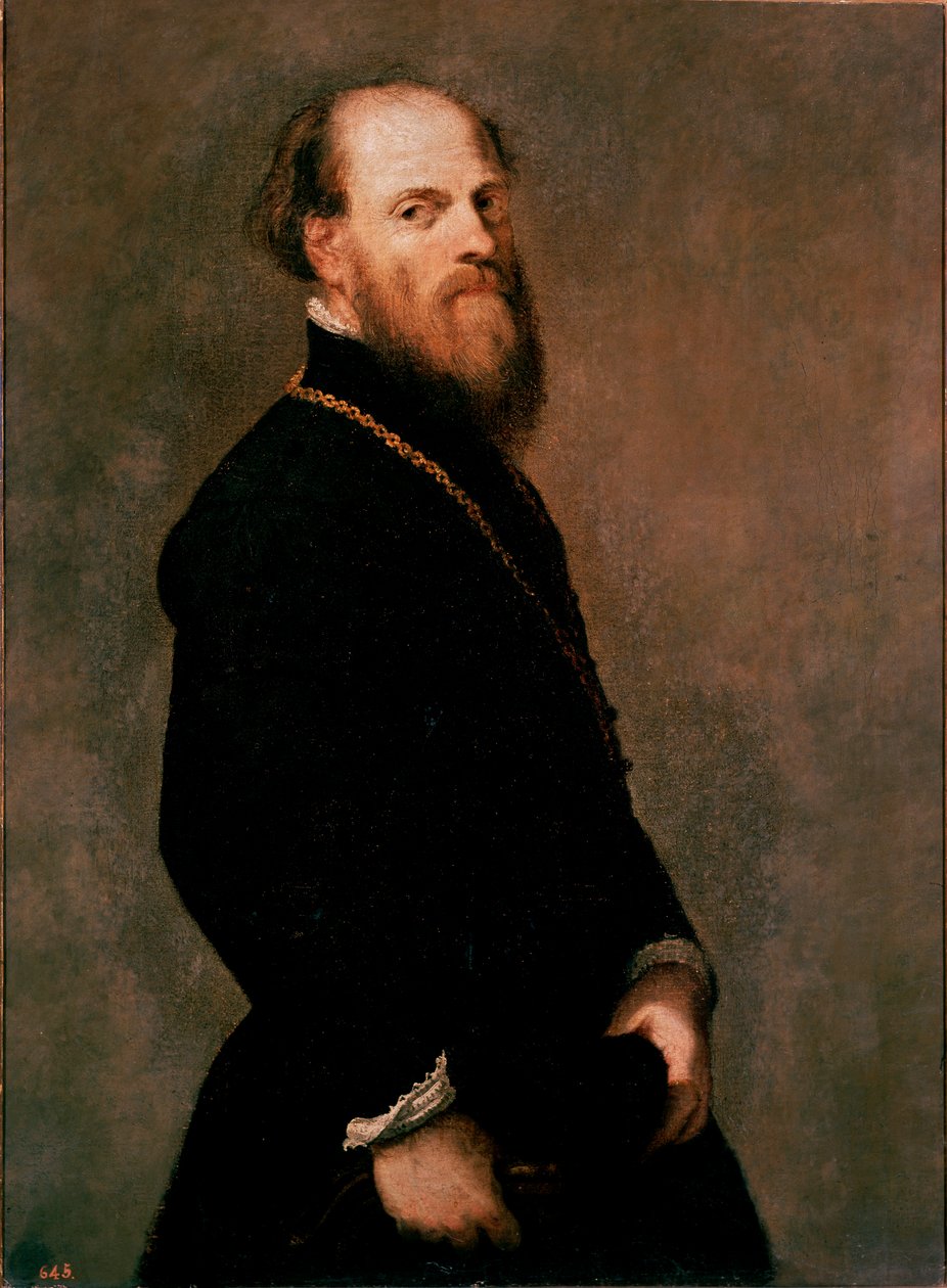 Portrait of a Gentleman in the Gold Chain (Jacopo Robusti dit Tintoretto) by Jacopo Robusti Tintoretto