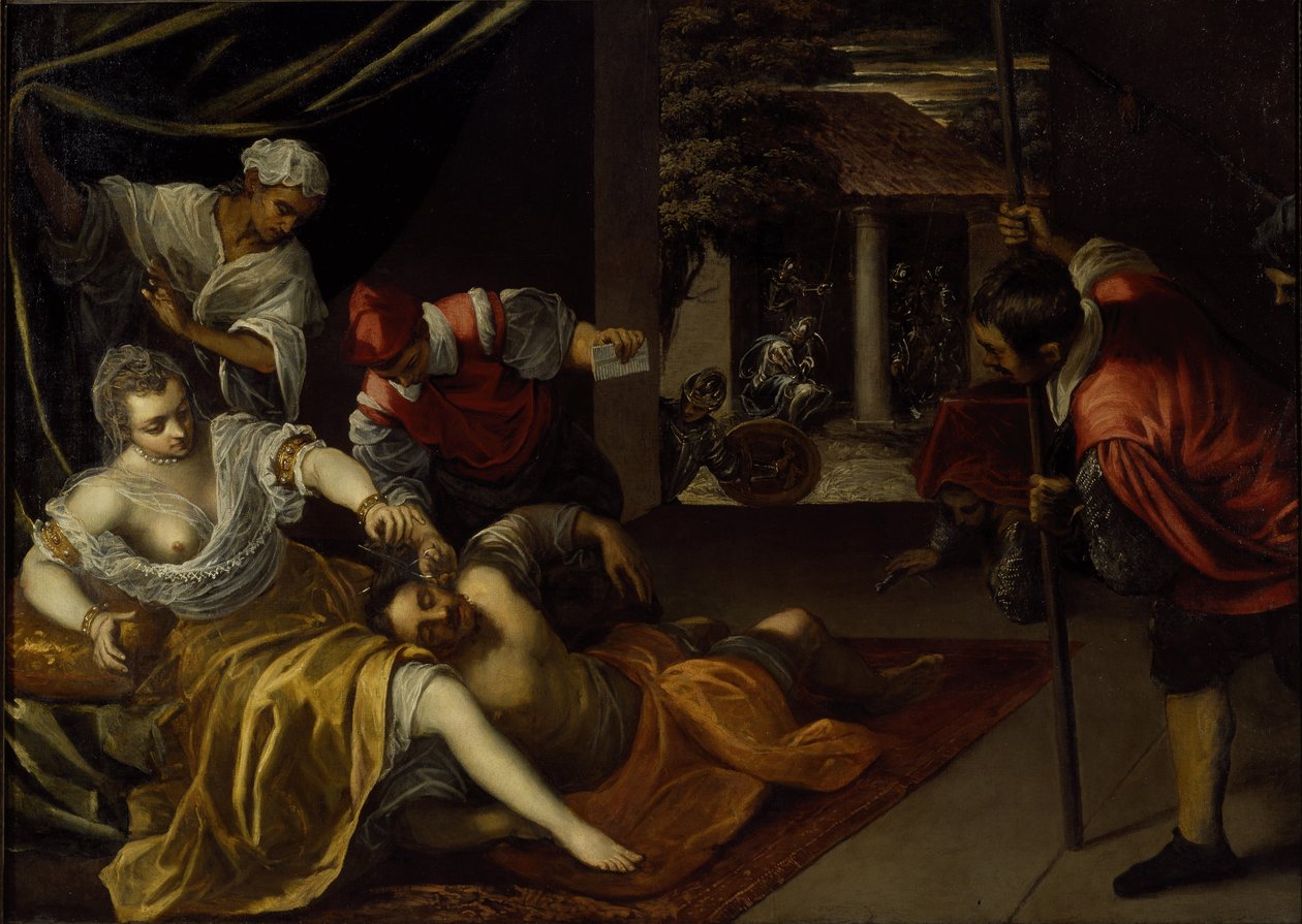 Samson and Delilah by Jacopo Robusti Tintoretto