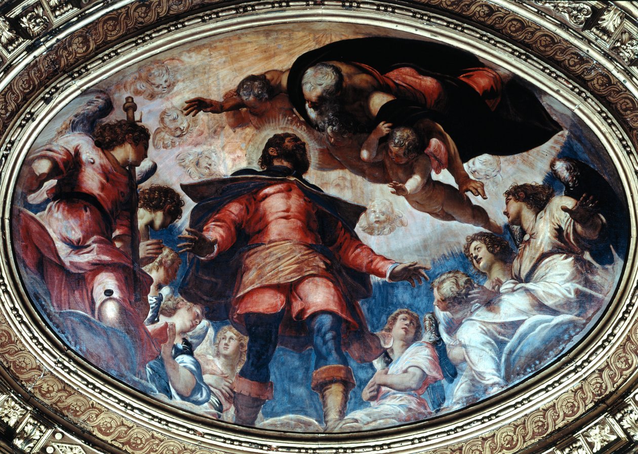 San Rocco in Glory by Jacopo Robusti Tintoretto