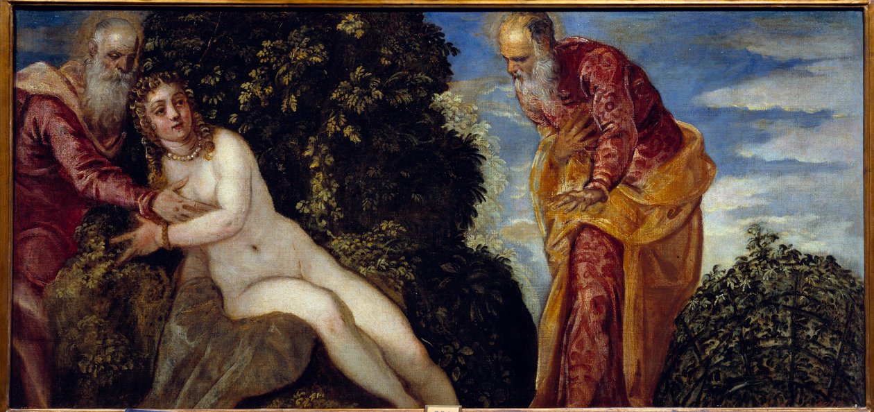 Suzanne and the Elders by Jacopo Robusti Tintoretto