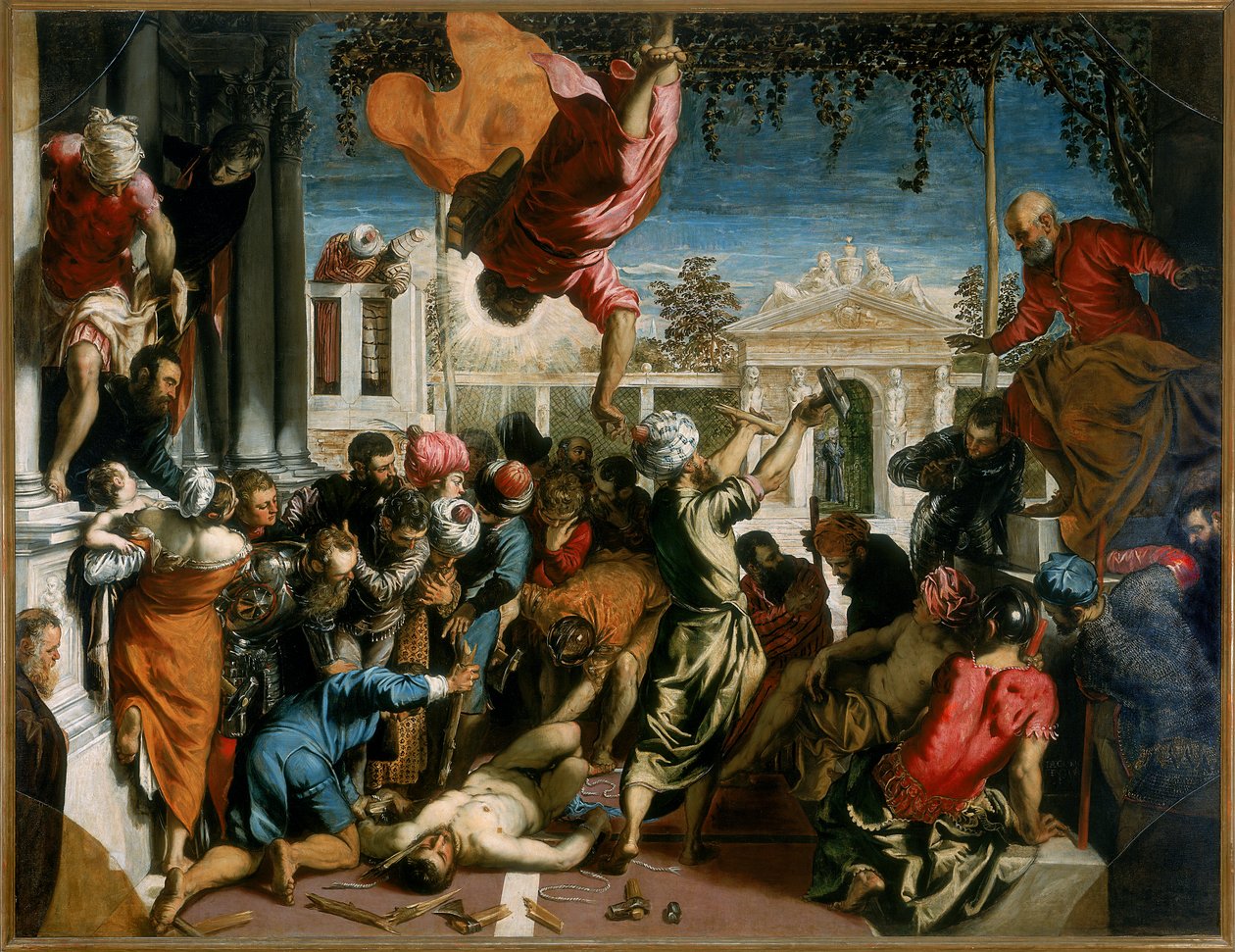 The Miracle of St. Mark Freeing a Slave by Jacopo Robusti Tintoretto