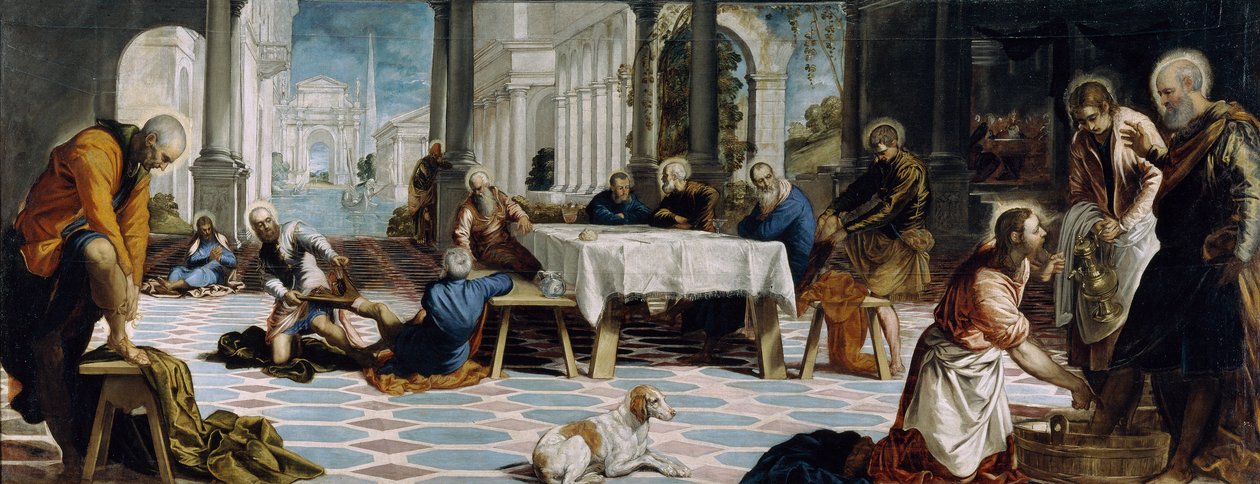 The Washing of the Feet by Jacopo Robusti Tintoretto