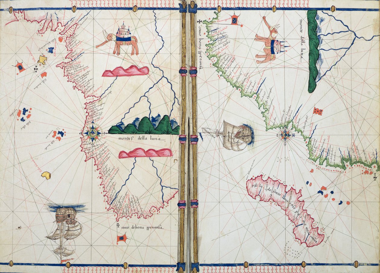 Map of Africa and the Cape of Good Hope, from the 