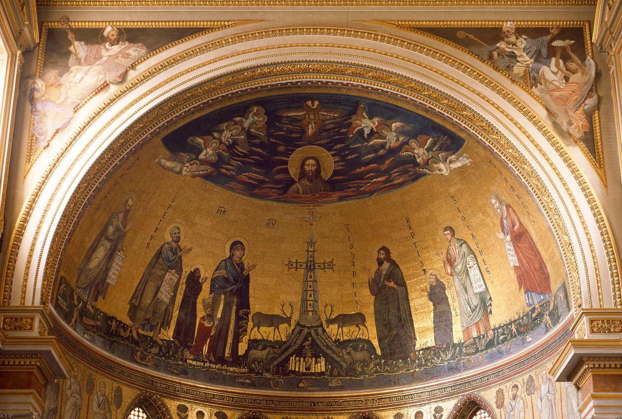 Inside view of the apse of St. John