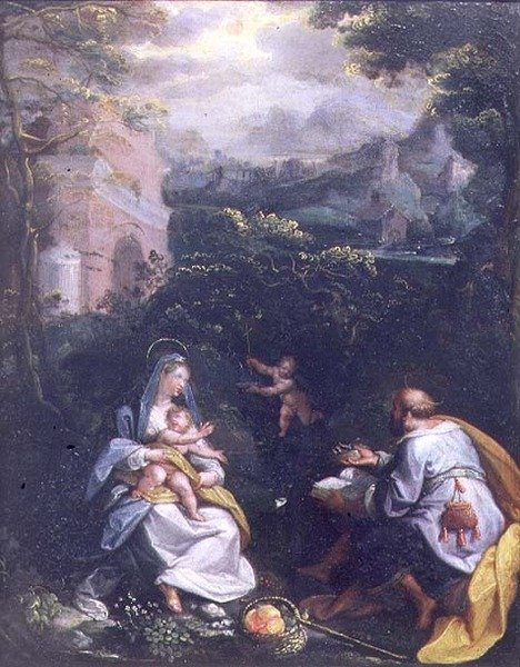 Rest on the Flight into Egypt by Jacopo Zucchi