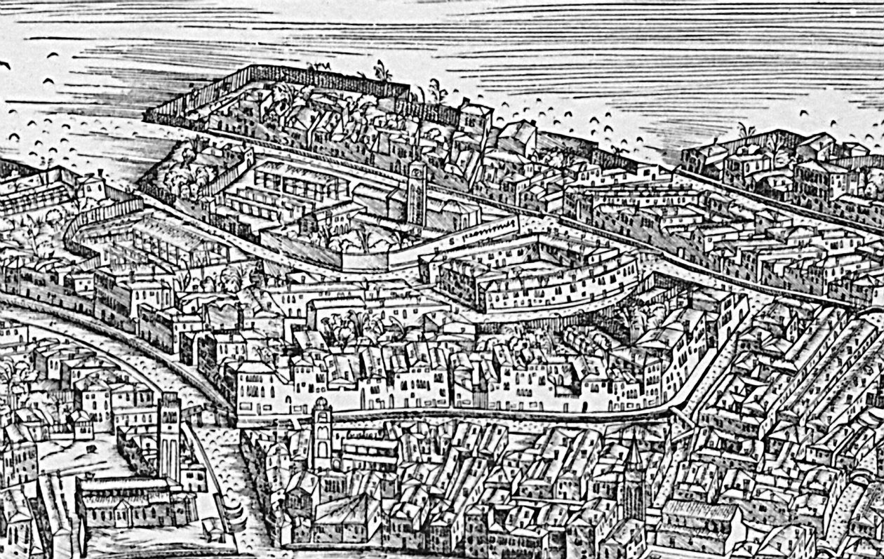 Grande Pianta Prospettica - Venice, c.1500 (detail) by Jacopo de Barbari